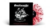 Onslaught - Power From Hell (White/Red Splatter ryhmässä VINYYLI @ Bengans Skivbutik AB (4133804)