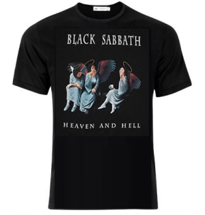 Black Sabbath - Black Sabbath T-Shirt Heaven And Hell ryhmässä Minishops / Dio @ Bengans Skivbutik AB (4136855)