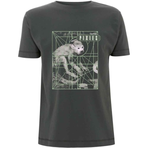 Pixies - Monkey Grid Uni Char T-Shirt ryhmässä Minishops / Pixies @ Bengans Skivbutik AB (4141170r)