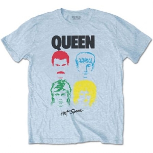 Queen - Unisex T-Shirt: Hot Space Album ryhmässä Minishops / Queen @ Bengans Skivbutik AB (4141177r)