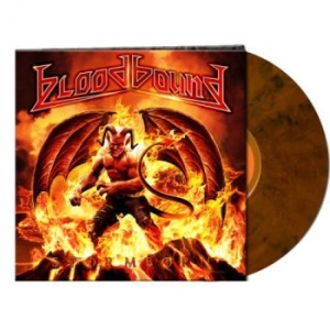 Bloodbound - Stormborn (Clear Orange/Black Marbl ryhmässä Minishops / Bloodbound @ Bengans Skivbutik AB (4141756)