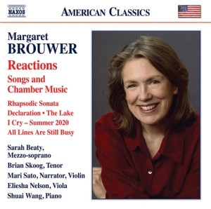 Brouwer Margaret - Reactions - Songs & Chamber Music ryhmässä ME SUOSITTELEMME / Joululahjavinkki: CD @ Bengans Skivbutik AB (4143321)