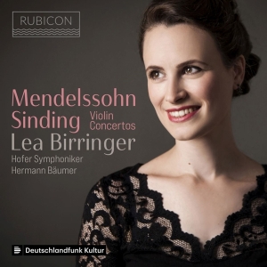 Lea Birringer - Sinding Mendelssohn Violin Concertos ryhmässä CD @ Bengans Skivbutik AB (4147078)