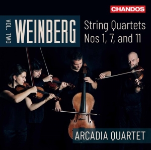 Weinberg Mieczyslaw - String Quartets, Vol. 2 - Nos. 1, 7 ryhmässä ME SUOSITTELEMME / Joululahjavinkki: CD @ Bengans Skivbutik AB (4155918)