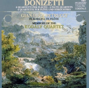 Donizetti Gaetano - Flute Quartets ryhmässä CD @ Bengans Skivbutik AB (4158297)