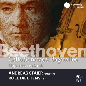 Andreas & Roel Dieltiens Staier - Beethoven Cello Sonatas & Bagatelles Opp.102, 119 & 126 ryhmässä CD @ Bengans Skivbutik AB (4162654)