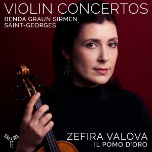 Zefira Valova - Violin Concertos: Benda/Graun/Sirmen/Saint-Georges ryhmässä CD @ Bengans Skivbutik AB (4162678)