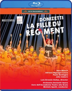 Donizetti Gaetano - La Fille Du Regiment (Bluray) ryhmässä Musiikki / Musiikki Blu-Ray / Klassiskt @ Bengans Skivbutik AB (4163987)