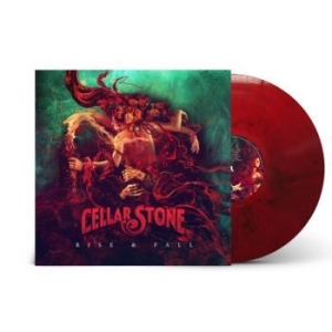 Cellar Stone - Rise & Fall (Ltd.Rose Red/Black Mar ryhmässä VINYYLI @ Bengans Skivbutik AB (4167184)