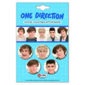 One Direction - Phase 4 Button Badge Pack ryhmässä MERCH @ Bengans Skivbutik AB (4168385)