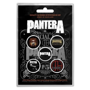 Pantera - 101 Proof Button Badge Pack ryhmässä MERCH @ Bengans Skivbutik AB (4168402)