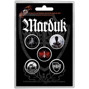 Marduk - Panzer Division Button Badge Pack ryhmässä Minishops / Marduk @ Bengans Skivbutik AB (4168409)