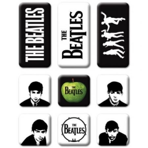 The beatles - Classic Icons 9 Piece Set Magnet ryhmässä Minishops / Beatles @ Bengans Skivbutik AB (4168428)