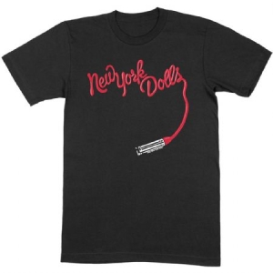 New York Dolls - Unisex T-Shirt: Lipstick Logo ryhmässä MERCH @ Bengans Skivbutik AB (4168507r)