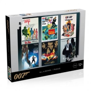 James Bond Puzzle Actor Debut Poster 1000 Pc ryhmässä MERCH @ Bengans Skivbutik AB (4171278)