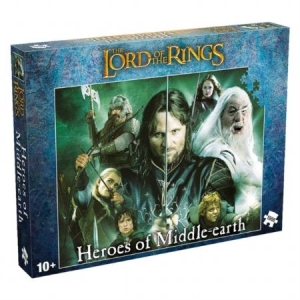 Lord Of The Rings Heroes Of Middle - Earth 1000 pce Jigsaw Puzzle ryhmässä MERCH @ Bengans Skivbutik AB (4171281)