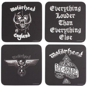 Motörhead - 4 Set Coasters ryhmässä Minishops / Motörhead @ Bengans Skivbutik AB (4171285)