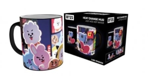 BT21 Times Square Heat Change Mug ryhmässä MERCH @ Bengans Skivbutik AB (4171288)