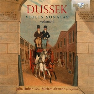 Dussek Johann Ladislaus - 25 Violin Sonatas, Vol. 1 ryhmässä CD @ Bengans Skivbutik AB (4171921)