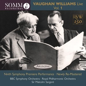 Vaughan Williams Ralph - Vaughan Williams Live Vol. 1 ryhmässä ME SUOSITTELEMME / Joululahjavinkki: CD @ Bengans Skivbutik AB (4171938)