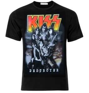 Kiss - Kiss T-Shirt Destroyer w. Guitar ryhmässä MERCH @ Bengans Skivbutik AB (4172181)