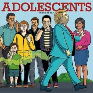 Adolescents - Cropduster (Limited Gold Vinyl Lp) ryhmässä VINYYLI @ Bengans Skivbutik AB (4173937)