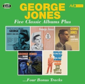 George Jones - Five Classic Albums Plus ryhmässä CD @ Bengans Skivbutik AB (4174090)