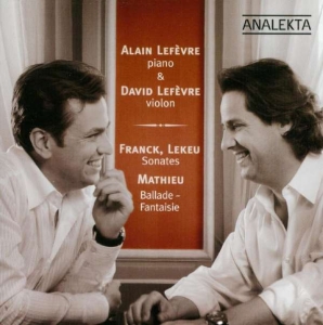 Lefèvre Alain Lefèvre David - Works For Piano And Violin ryhmässä CD @ Bengans Skivbutik AB (4176177)