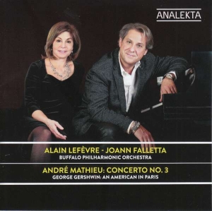 Lefèvre Alain Falletta Joann Bu - Mathieu: Concerto No.3 ryhmässä CD @ Bengans Skivbutik AB (4178122)