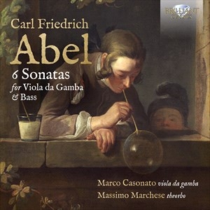 Abel Carl Friedrich - 6 Sonatas For Viola Da Gamba & Bass ryhmässä ME SUOSITTELEMME / Joululahjavinkki: CD @ Bengans Skivbutik AB (4180413)