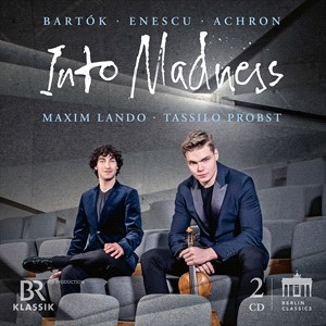 Achron Joseph Bartok Bela Enesc - Achron, Bartok & Enescu: Into Madne ryhmässä CD @ Bengans Skivbutik AB (4180848)