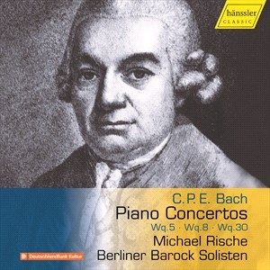 Bach Carl Philipp Emanuel - Piano Concertos Wq.5, Wq.8, & Wq.30 ryhmässä ME SUOSITTELEMME / Joululahjavinkki: CD @ Bengans Skivbutik AB (4181454)