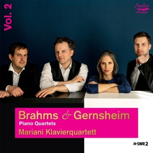 Mariani Klavierquartett - Brahms & Gernsheim Piano Quartets Vol.2 ryhmässä CD @ Bengans Skivbutik AB (4186517)