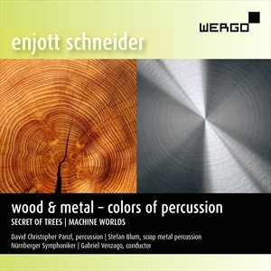 Schneider Enjott - Wood & Metal – Colors Of Percussion ryhmässä ME SUOSITTELEMME / Joululahjavinkki: CD @ Bengans Skivbutik AB (4187372)