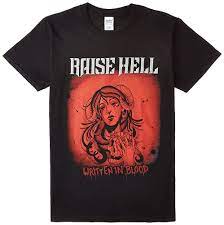 Raise Hell - T/S M Written In Blood ryhmässä MERCH @ Bengans Skivbutik AB (4189694)