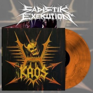 Sadistik Exekution - K.A.O.S. (Orange Marbled Vinyl Lp) ryhmässä VINYYLI @ Bengans Skivbutik AB (4189734)