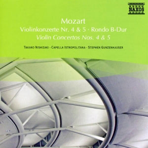 Mozart - Violin Concertos 4&5 ryhmässä CD @ Bengans Skivbutik AB (4189802)