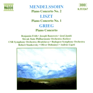 Mendelssohn/Liszt/Grieg - Piano Concertos ryhmässä ME SUOSITTELEMME / Joululahjavinkki: CD @ Bengans Skivbutik AB (4189880)