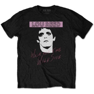 Lou Reed - Lou Reed Unisex T-Shirt: Walk On The Wild Side ryhmässä Minishops / Lou Reed @ Bengans Skivbutik AB (4196220r)