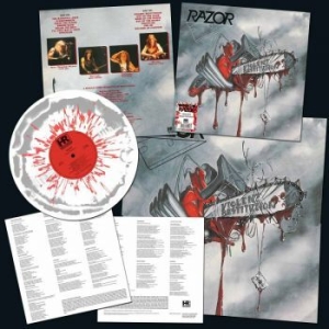 Razor - Violent Restitution (Splatter Vinyl ryhmässä VINYYLI @ Bengans Skivbutik AB (4206859)