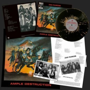 Jag Panzer - Ample Destruction (Splatter Vinyl L ryhmässä VINYYLI @ Bengans Skivbutik AB (4207119)