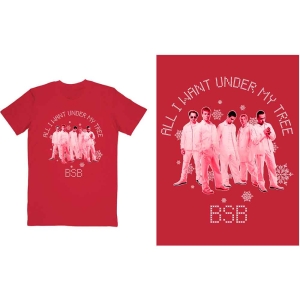 Backstreet Boys - Unisex T-Shirt: All I Want Xmas ryhmässä Minishops / Backstreet Boys @ Bengans Skivbutik AB (4212399r)