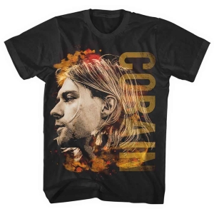 Kurt Cobain - Unisex T-Shirt: Coloured Side View ryhmässä Minishops / Nirvana @ Bengans Skivbutik AB (4212516r)