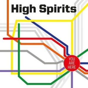 High Spirits - You Are Here (White/Grey Bi-Color V ryhmässä VINYYLI @ Bengans Skivbutik AB (4213932)