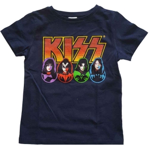 KISS - KISS Kids T-Shirt: Logo, Faces & Icons ryhmässä BW-T-shirts @ Bengans Skivbutik AB (4217868r)
