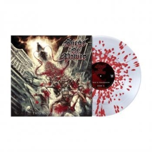 Siege Of Power - This Is Tomorrow (Clear/Red Splatte ryhmässä VINYYLI @ Bengans Skivbutik AB (4219305)