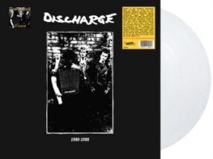 Discharge - 1980-1986 (White Vinyl Lp) ryhmässä VINYYLI @ Bengans Skivbutik AB (4223706)