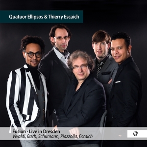 Quatuor Ellipsos & Thierry Escaich - Fusion - Live In Dresden ryhmässä CD @ Bengans Skivbutik AB (4223771)