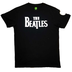 The Beatles - Drop T Logo App Slub Uni Bl ryhmässä Minishops / Beatles @ Bengans Skivbutik AB (4225493r)