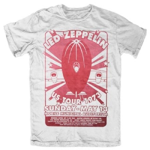 Led Zeppelin - Led Zeppelin Unisex T-Shirt: Mobile Municipal ryhmässä Minishops / Led Zeppelin @ Bengans Skivbutik AB (4225539r)